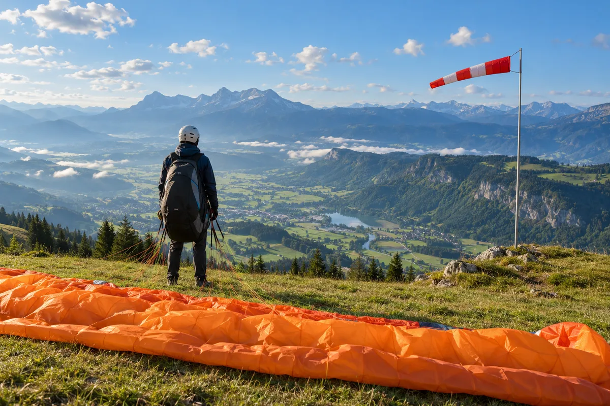 Préparer son vol en parapente : météo, balises et webcams à consulter avant de décoller
